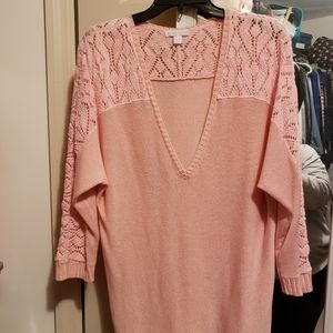 Womens pink sweater